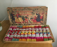 Extremly Rare Antique Christmas Crackers /crackers unused Box Damage
