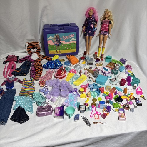 Vtg barbie lot lunch - vtg, box,