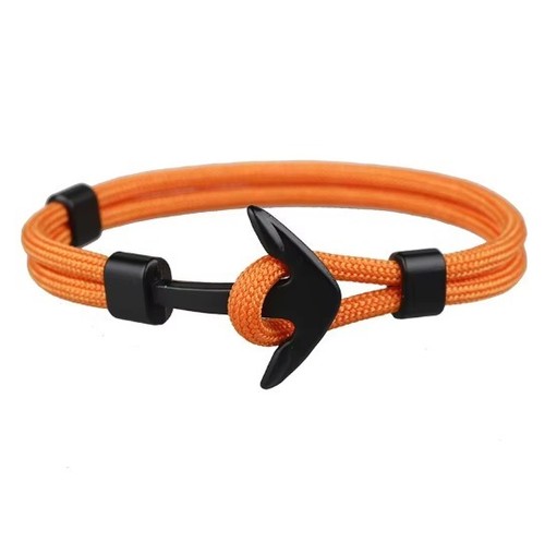 Anchor bracelet orange - anchor,