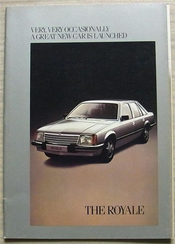 Vauxhall royale saloon - royale,
