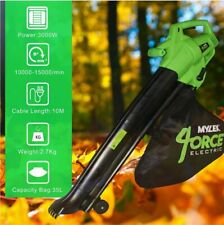Mylek Leaf Blower And Vacuum - 3000W Garden Shredder Mulcher And Rake etc- £89