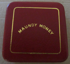 1863 Maundy Money set - Victorian British Silver Coins - in Red Maundy Box