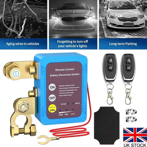 12v 240a remote car battery - 240a,