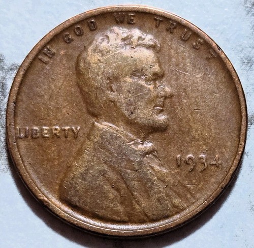 1934 lincoln wheat cent free - cent,