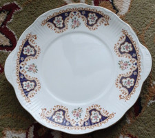 Vintage elizabethan bone china Cake Plate 10 x 9 1/4 inch