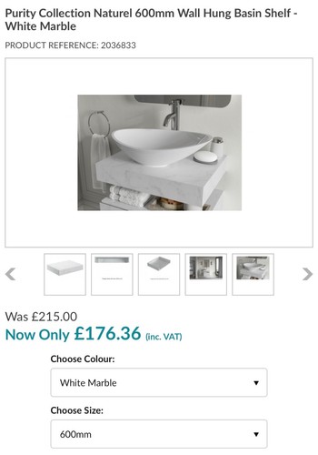 White marble basin - , from