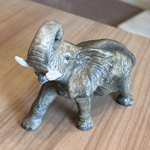 Metal elephant ornament - elephant, &