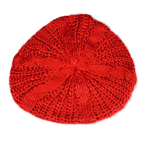 Women beanie hat cap knitted - beanie,