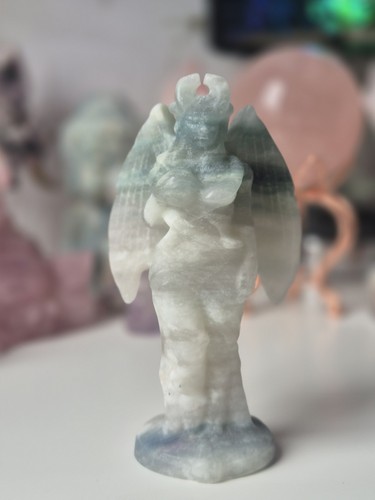 Amazonite goddess figure - amazonite,