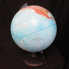 Tecnodidattica Light Up Globe Earth Scale 1:42.500.000 Made in Italy 28cm x 41cm