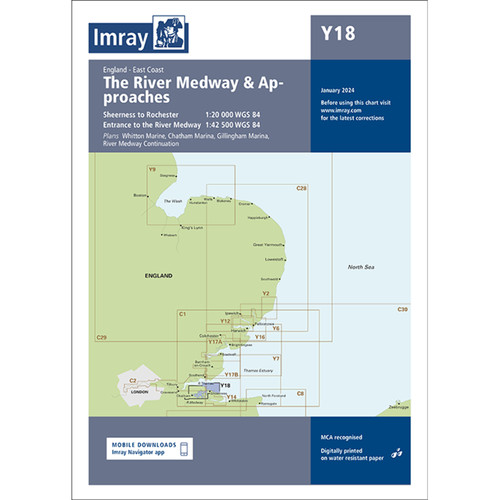 Imray chart y18 the river - chart,