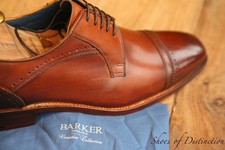 Barker Tan Brown Leather Derby