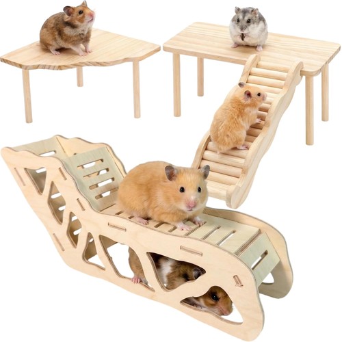 Wooden hamster climbing - wooden,