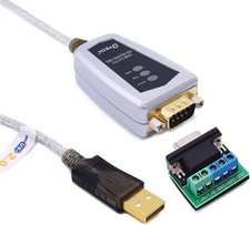 DTECH 1.5ft USB to RS422 RS485