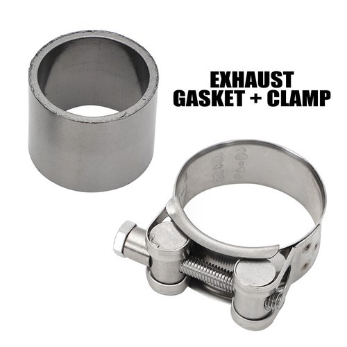 Exhaust gasket and - and, clamp
