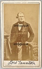 CDV LORD TAUNTON HENRY LABOUCHERE QUANTOCK LODGE ALEY OVER STOWEY PHOTO ANTIQUE