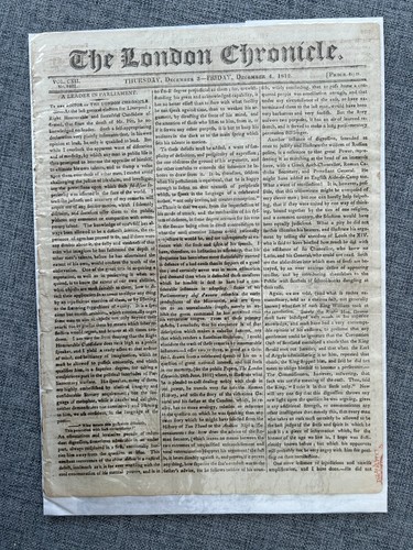 The london chronicle - the,