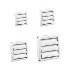 Dryer Vent Cover, Dryer Vent Hood, Rustproof and Windproof Wall Mounted Vent