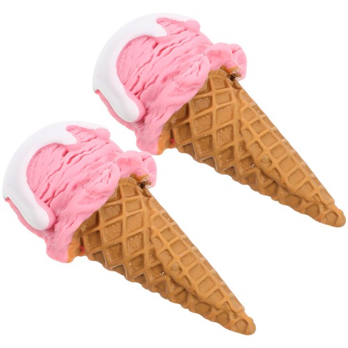 2pcs simulation ice cream cone - 2pcs,