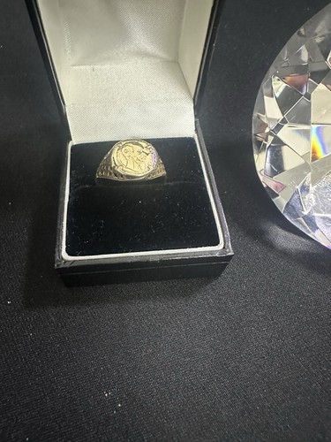 Vintage 9ct gold coin - vintage, style