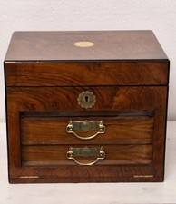 Antique Walnut Jewellery Box