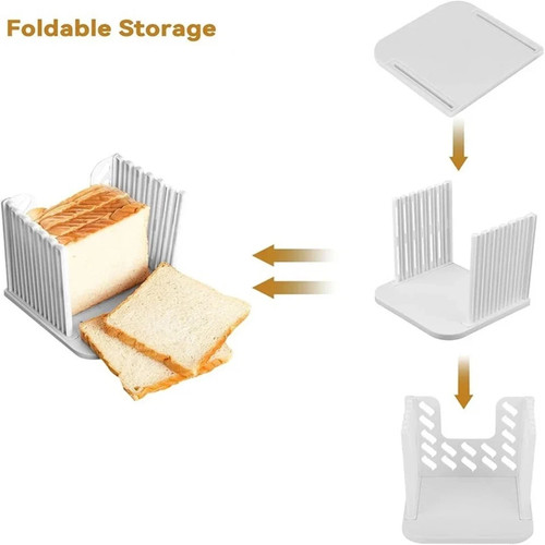 Foldable bread slicer toast - foldable,