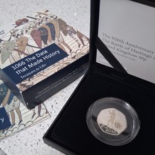 2016 Silver Proof Piedfort 50p