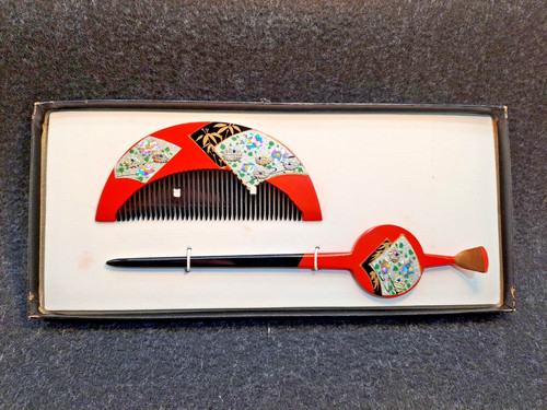 Vintage kushi kogai - kushi, kanzashi