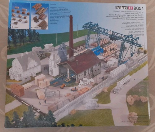 Kibri 9851 sawmill with - sawmill,