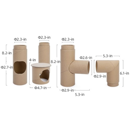 Piece modular paper tunnel - 5,