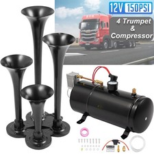 12V 4 Trumpet Train Horn Kit