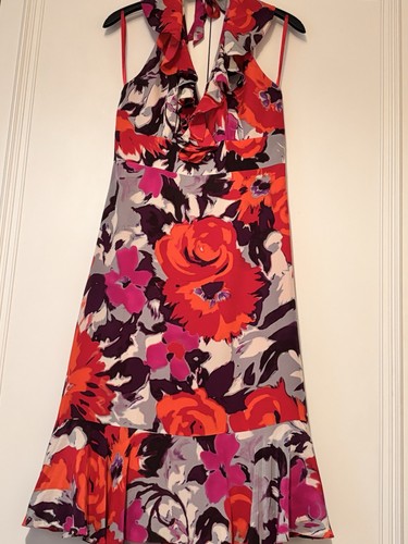 Monsoon red floral - red, neck