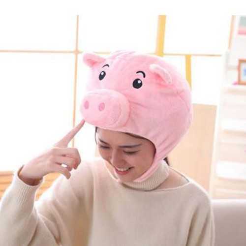 Animal hat headdress handmade - hat,