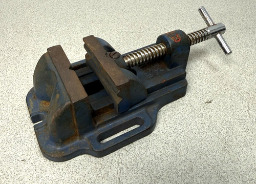 Vintage woden drill press vice - vintage,