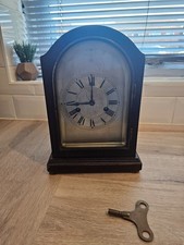 Antique Junghans Mantel Clock with Key – Early 1900s German Wind-Up Clock