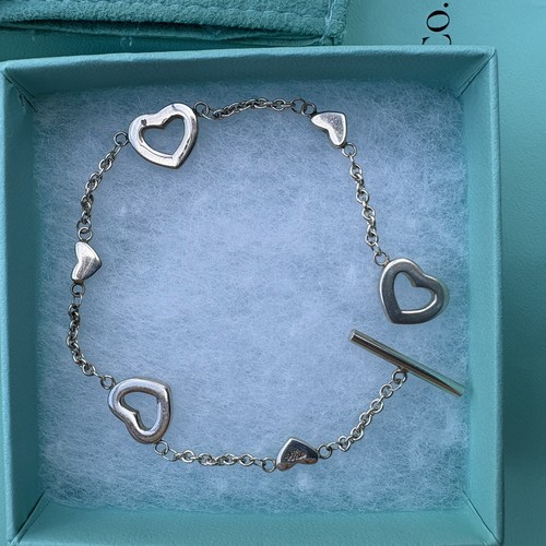 Tiffany heart link - &,