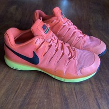 Nike Court Zoom Vapor Tour 9.5, Neon Yellow & Lava Glow Size UK 5.5