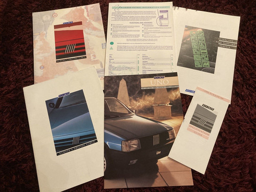 Fiat uno mk1 brochure - mk1, pack
