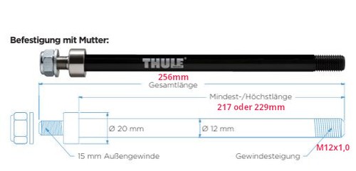 Thule thru axle - thru,