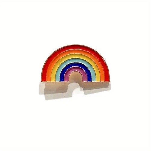 Rainbow metal pin - pin, –