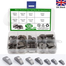 100Pcs Metric Woodruff Key