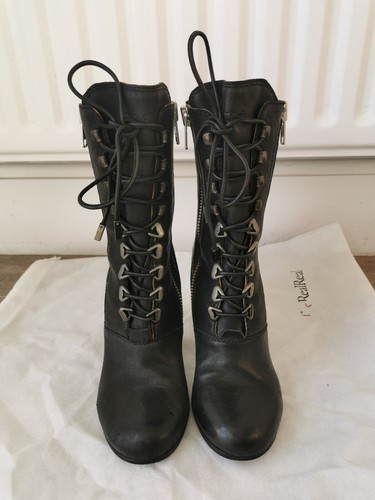 Vintage black leather - black, chloe