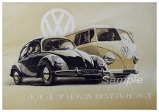 Vintage volkswagen camper - vw,