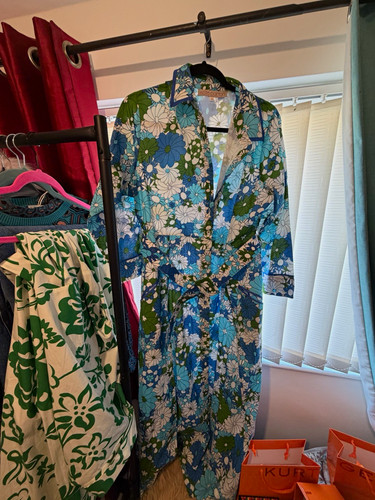 Zara floral satin collared - zara,