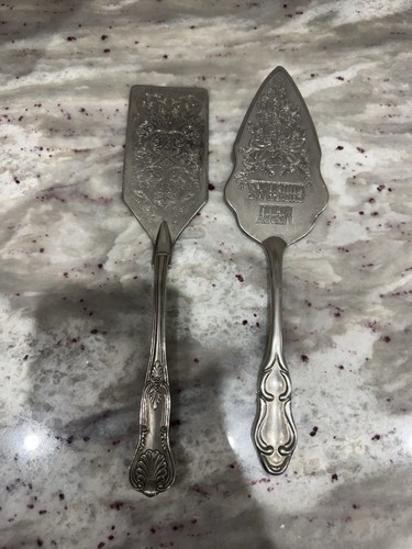 Vintage silver plated cake - plated,
