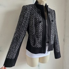 M&S Collection Black Mix Tweed