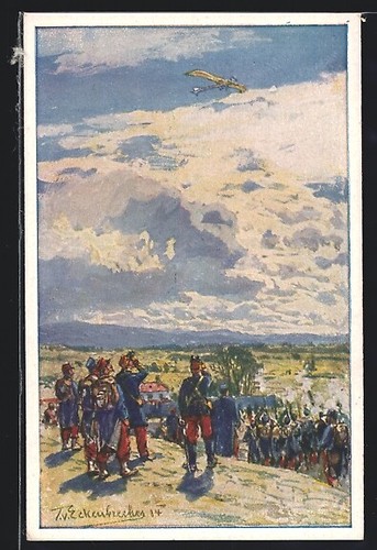 Artist postcard themistocles - artist,