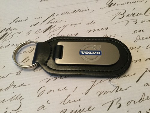 Volvo key ring etched and - key,