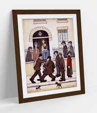 LS LOWRY, A FIGHT- FRAMED WALL
