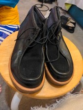 Angulus Black Boots With Laces Size 38 / 5